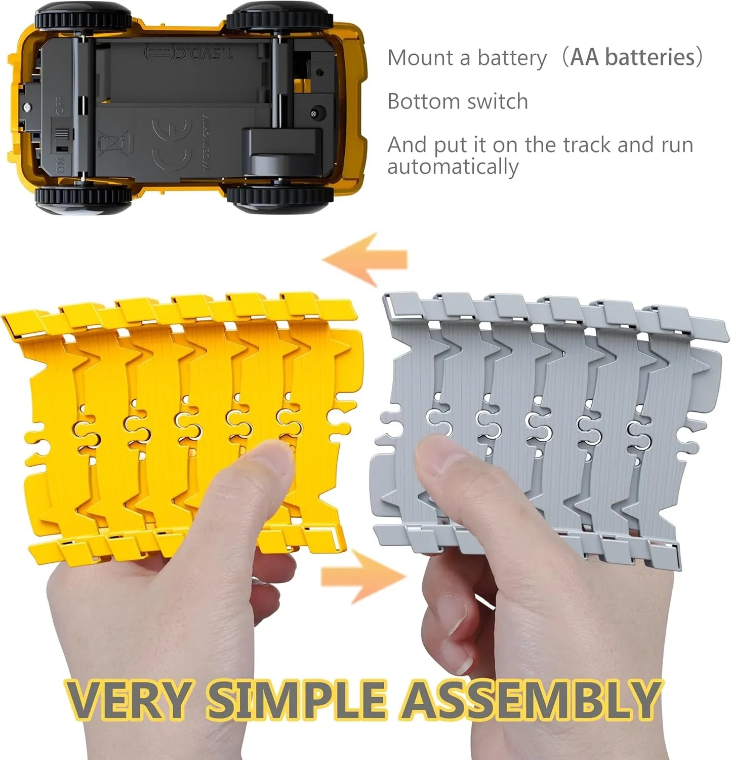 343 track-building sets, track-course - STEM learning toys, construction vehicles (concrete mixers, dump trucks), Track-birthday/Christmas gifts for boys - Developing motor skills and creativity - Compatible with the major - Mekamart Australia