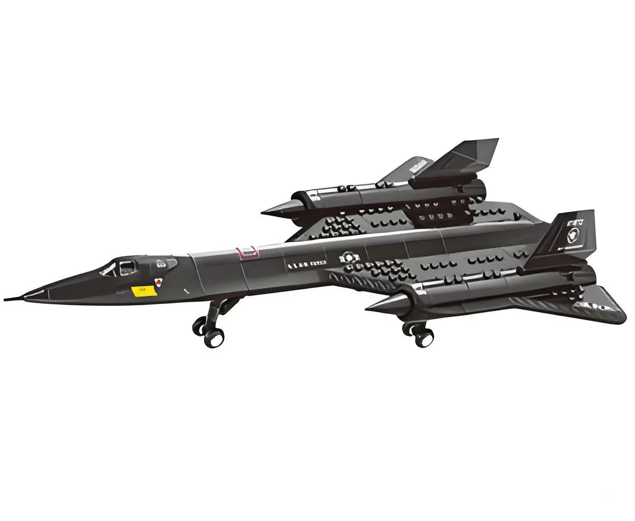 Christmas gift SR-71 Blackbird Reconnaissance Aircraft Building Blocks Set, 183 Pieces Military Model Kit for Kids Aged 6+ & Enthusiasts（SQ71 reconnaissance plane） - Mekamart Australia