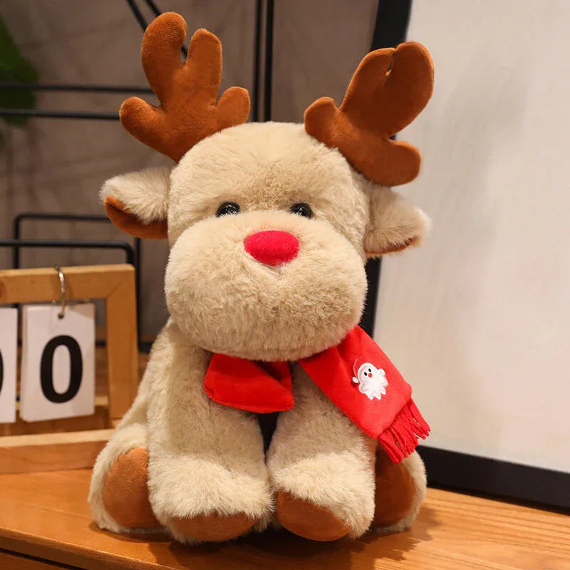 Christmas 4-in-1 Plush Set (Tree + Santa + Reindeer): Perfect Birthday/Christmas/Party Gift for Boys, Girls & Adults - Mekamart Australia