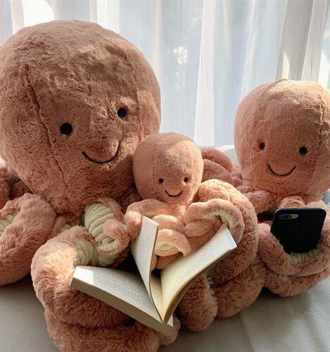 Brown Octopus Plush Toy - Soft Short Plush Stuffed Animal: Perfect Birthday/Christmas/Party Gift for Boys, Girls & Adults - Mekamart Australia