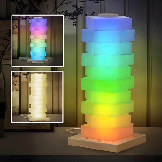 Customizable RGB Cube Lamp: USB-Powered LED Tower Light for Australian Gamerooms, Bedrooms & Room Decor - Mekamart Australia