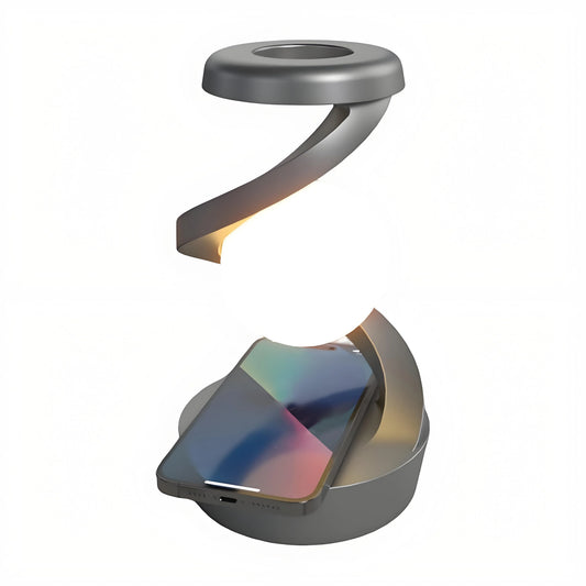 Rotating Levitating Night Light with RGB Colors & Wireless Charging: 1-Second Palm-Activated Spin, Motion-Sensing – Futuristic Lighting for Australian Bedrooms & Offices - Mekamart Australia