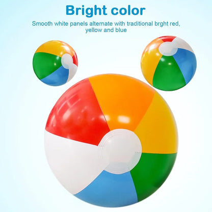 12'' Beach Ball for Kids: 14 Pack Beach Balls Bulk Inflatable Pool - Beach Balls Bulk Hawaiian Tropical Theme Christmas Party Decorations Favors Supplies - Mekamart Australia