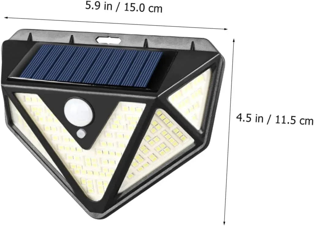 2-Pack Solar LED Motion Sensor Wall Light: Dusk-to-Dawn Outdoor Lighting for Aussie Gardens, Fences & Patios - Mekamart Australia