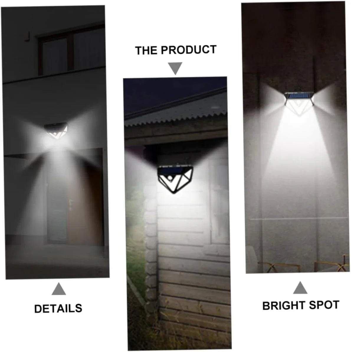 2-Pack Solar LED Motion Sensor Wall Light: Dusk-to-Dawn Outdoor Lighting for Aussie Gardens, Fences & Patios - Mekamart Australia