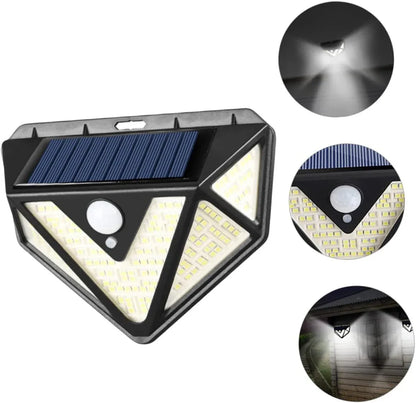 2-Pack Solar LED Motion Sensor Wall Light: Dusk-to-Dawn Outdoor Lighting for Aussie Gardens, Fences & Patios - Mekamart Australia