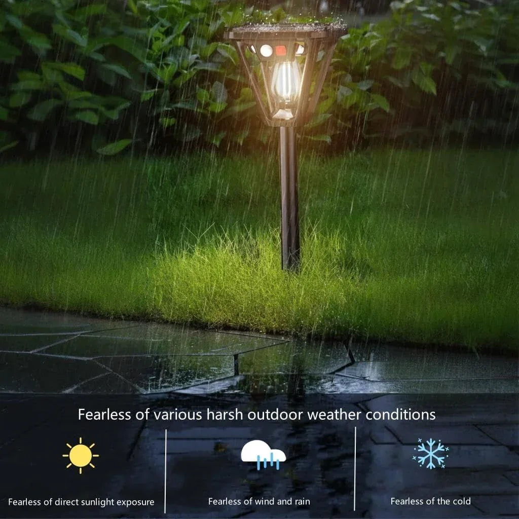 Solar Motion Sensor Wall Lights (2-Pack): 3-Mode Dusk-to-Dawn Waterproof for Patio, Garage & Garden Lighting - Mekamart Australia