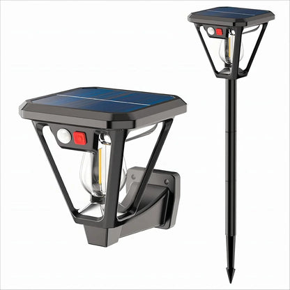 Solar Motion Sensor Wall Lights (4-Pack): 3-Mode Dusk-to-Dawn Waterproof for Patio, Garage & Garden Lighting - Mekamart Australia