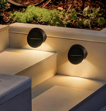 Solar Outdoor Wall Lights (2-Pack): IP44 Waterproof LED Sconces for Garden, Patio & Pathway Lighting（white light） - Mekamart Australia