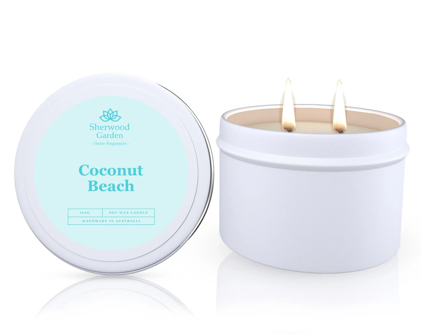 Coconut Beach Soy Candle Tin 165g - Mekamart Australia