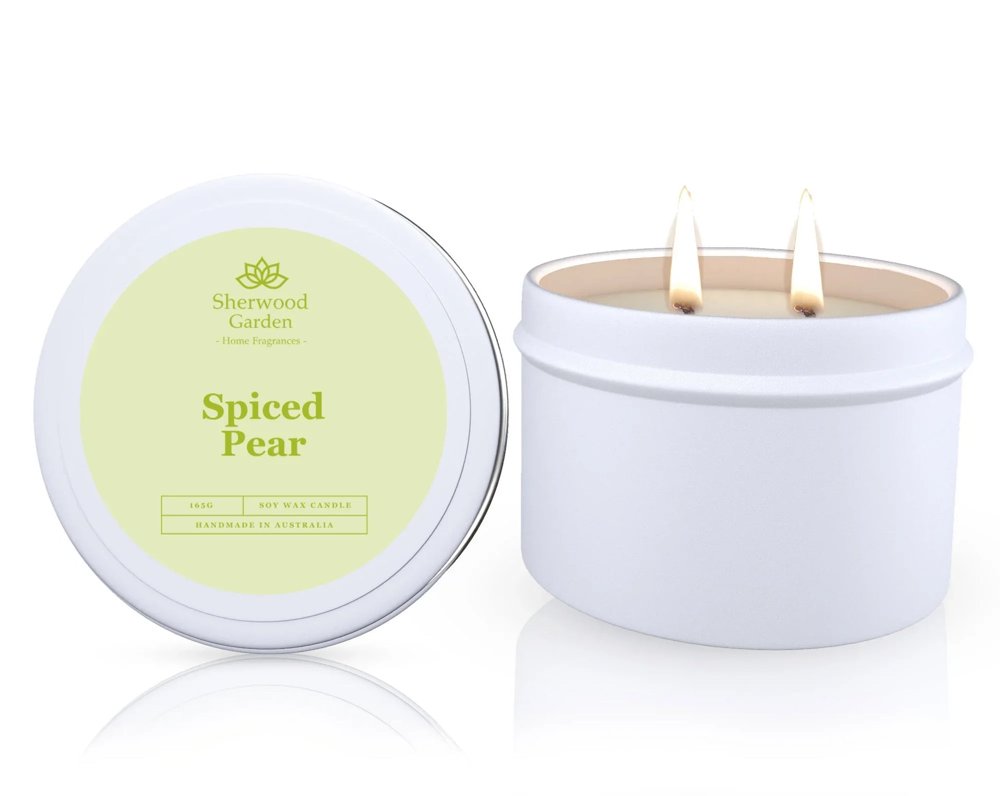 Spiced Pear Soy Candle Tin 165g - Mekamart Australia