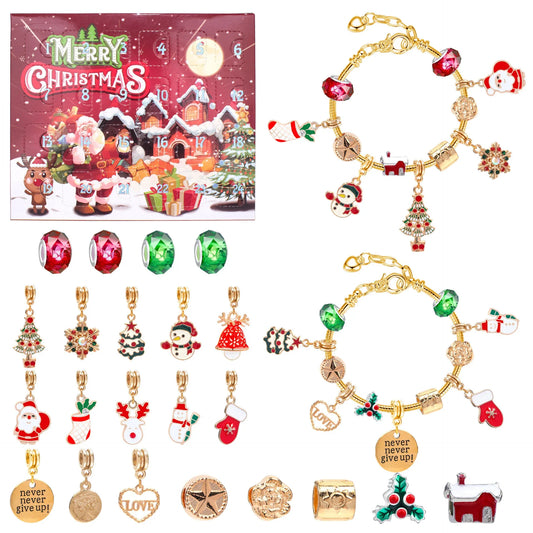 Christmas DIY Jewelry & Craft Advent Calendar(M-14H,20*17*1.1) - Mekamart Australia