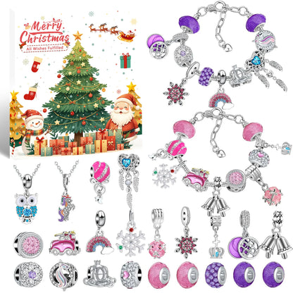 Christmas DIY Jewelry & Craft Advent Calendar(YD-06,20*17*1.3cm) - Mekamart Australia