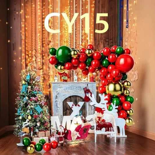 Christmas Balloon 2-Pack Combo: Latex & Foil Holiday Decor | Arch & Tree Sets for 2025 Christmas - Mekamart Australia