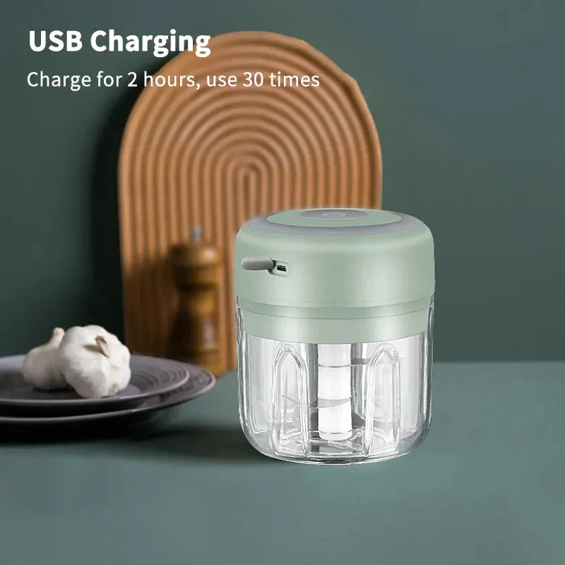 NNEOBA Mini Electric Meat Grinder and Garlic Crusher - Mekamart Australia