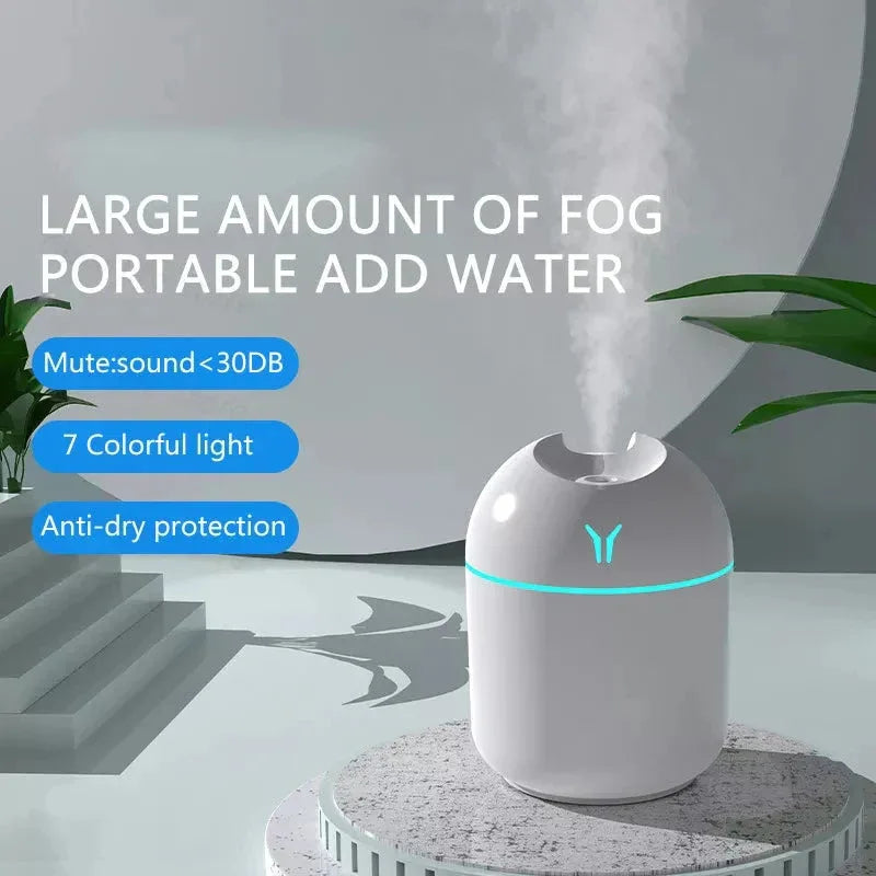 NNEOBA 250ML Mini Aroma Oil Diffuser & Humidifier with LED Night Lamp - Mekamart Australia