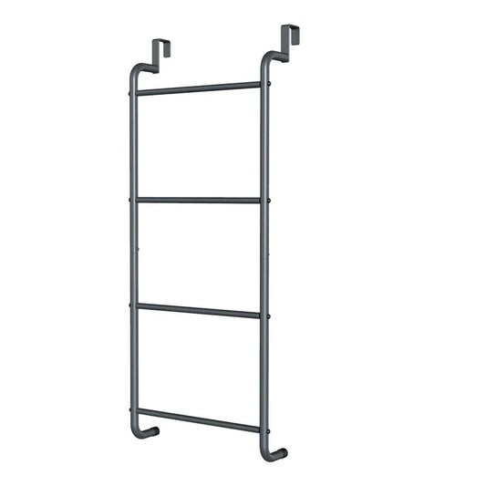 Over The Door Towel Rack Metal Behind Door Hanger for Bathroom Bedroom-Grey - Mekamart Australia