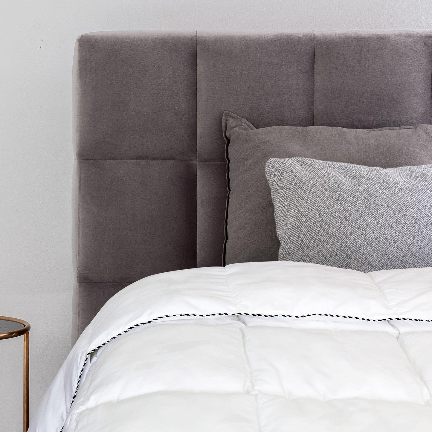 Royal Comfort Bamboo Blend Quilt 250GSM Luxury Duvet 100% Cotton Cover - Double - White - Mekamart Australia