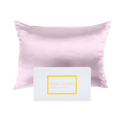 Royal Comfort Pure Silk Pillow Case 100% Mulberry Silk Hypoallergenic Pillowcase - Lilac - Mekamart Australia