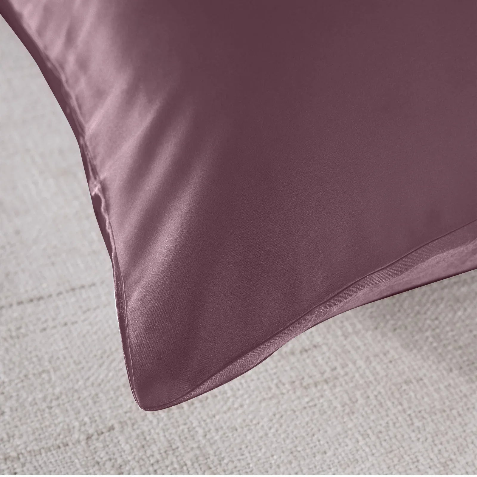 Royal Comfort Pure Silk Pillow Case 100% Mulberry Silk Hypoallergenic Pillowcase - Malaga Wine - Mekamart Australia