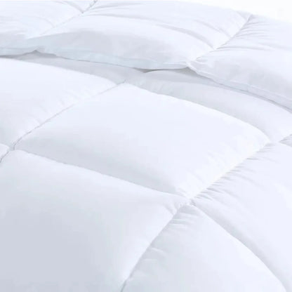 Royal Comfort 800GSM Silk Blend Quilt Duvet Ultra Warm Winter Weight - Single - White - Mekamart Australia