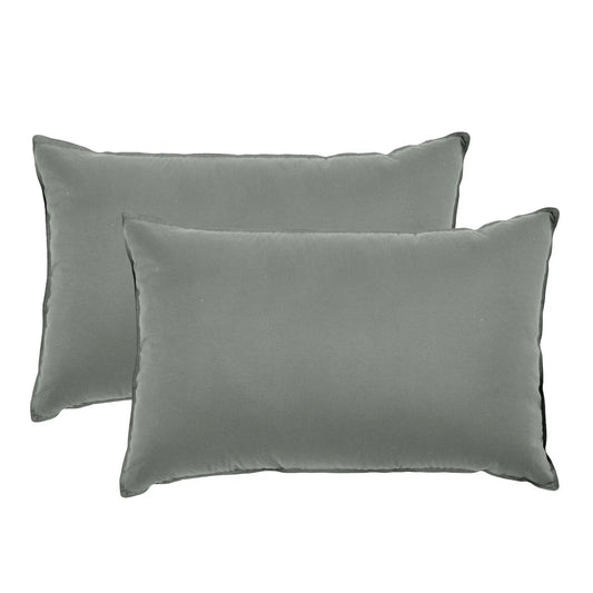 Royal Comfort Charcoal Bamboo Pillow Hotel Quality Luxury Twin Pack - Mekamart Australia