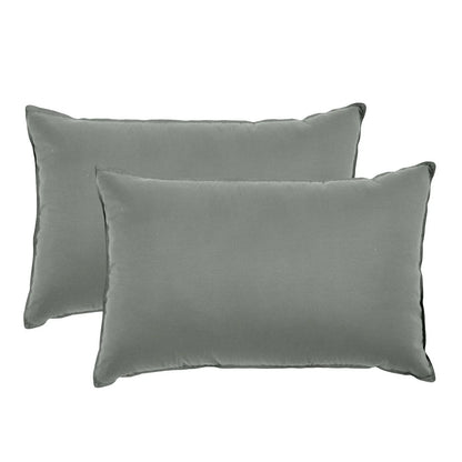 Royal Comfort Charcoal Bamboo Pillow Hotel Quality Luxury Twin Pack - Mekamart Australia