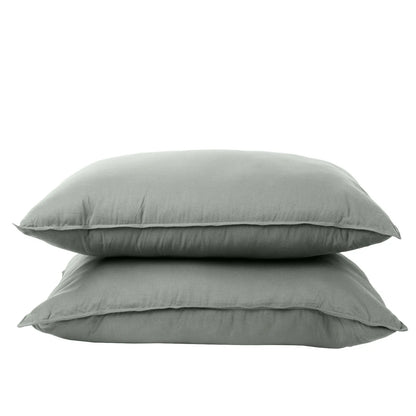 Royal Comfort Charcoal Bamboo Pillow Hotel Quality Luxury Twin Pack - Mekamart Australia