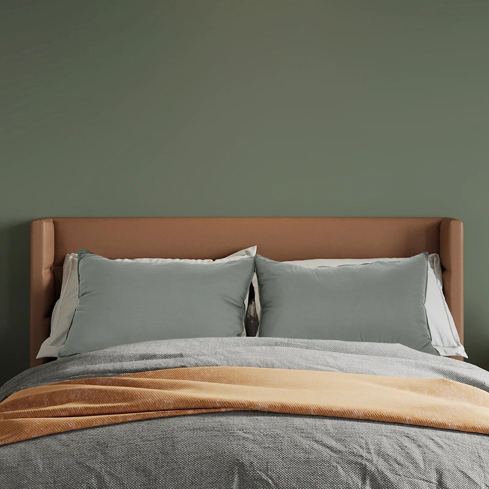 Royal Comfort Charcoal Bamboo Pillow Hotel Quality Luxury Twin Pack - Mekamart Australia