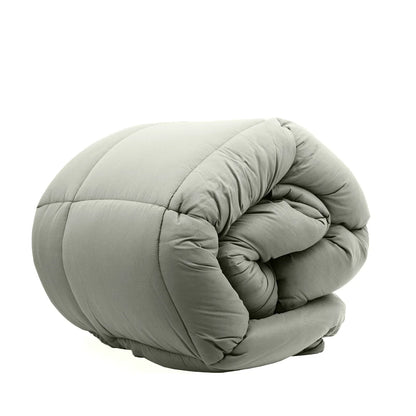 Royal Comfort 350GSM Charcoal Bamboo Quilt Luxury Bedding Duvet All Seasons - Double - Charcoal - Mekamart Australia