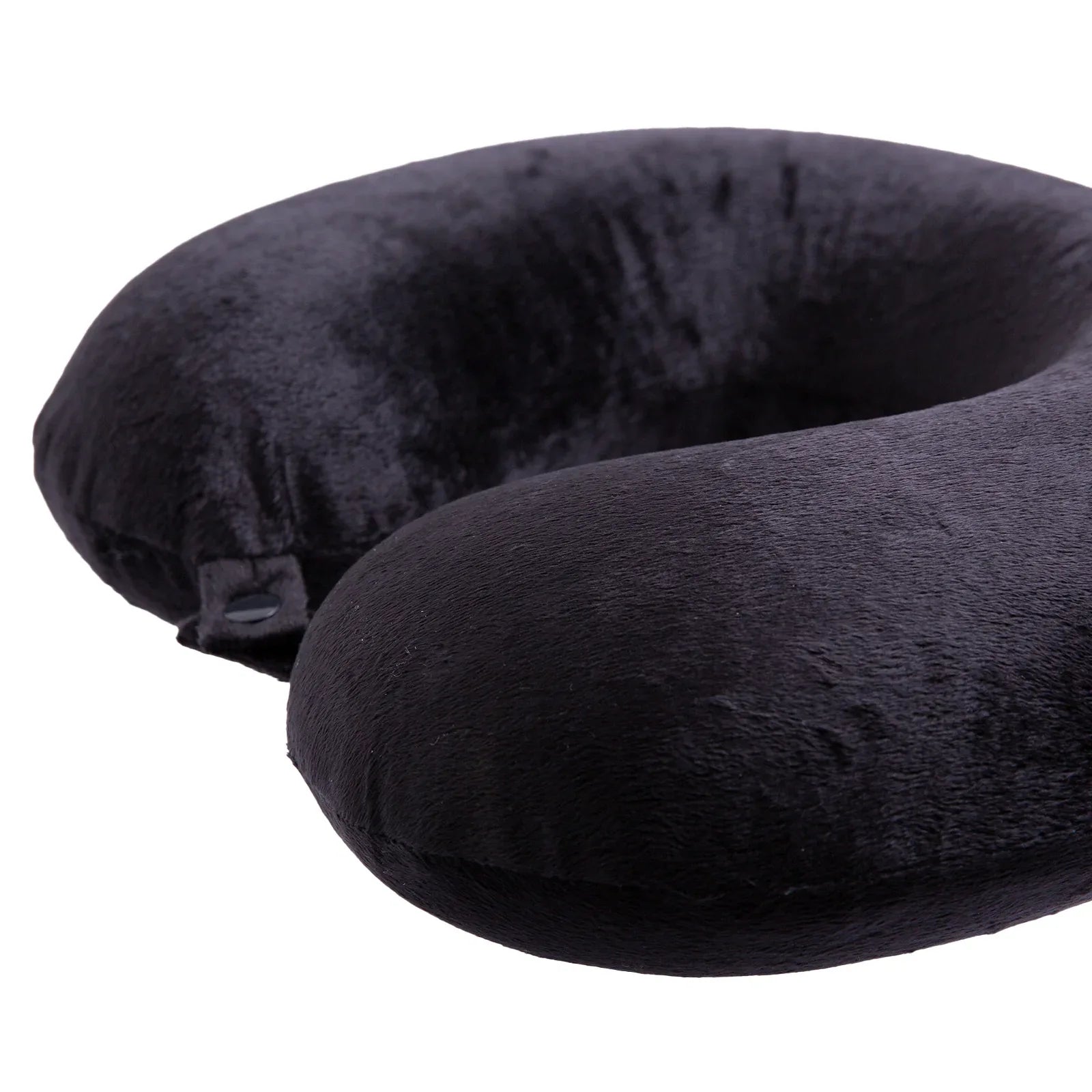 Milano Decor Memory Foam Travel Neck Pillow With Clip Cushion Support Soft Black - Mekamart Australia