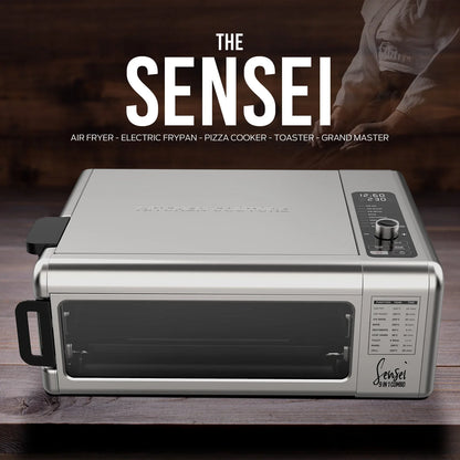 Kitchen Couture 9-In-1 Sensei XL Flip Air Fryer Oven Grill Stainless Steel - Mekamart Australia