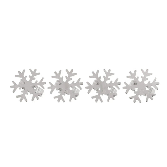 Bread and Butter Napkin Rings - Snow Flake - 4 Pack - Mekamart Australia