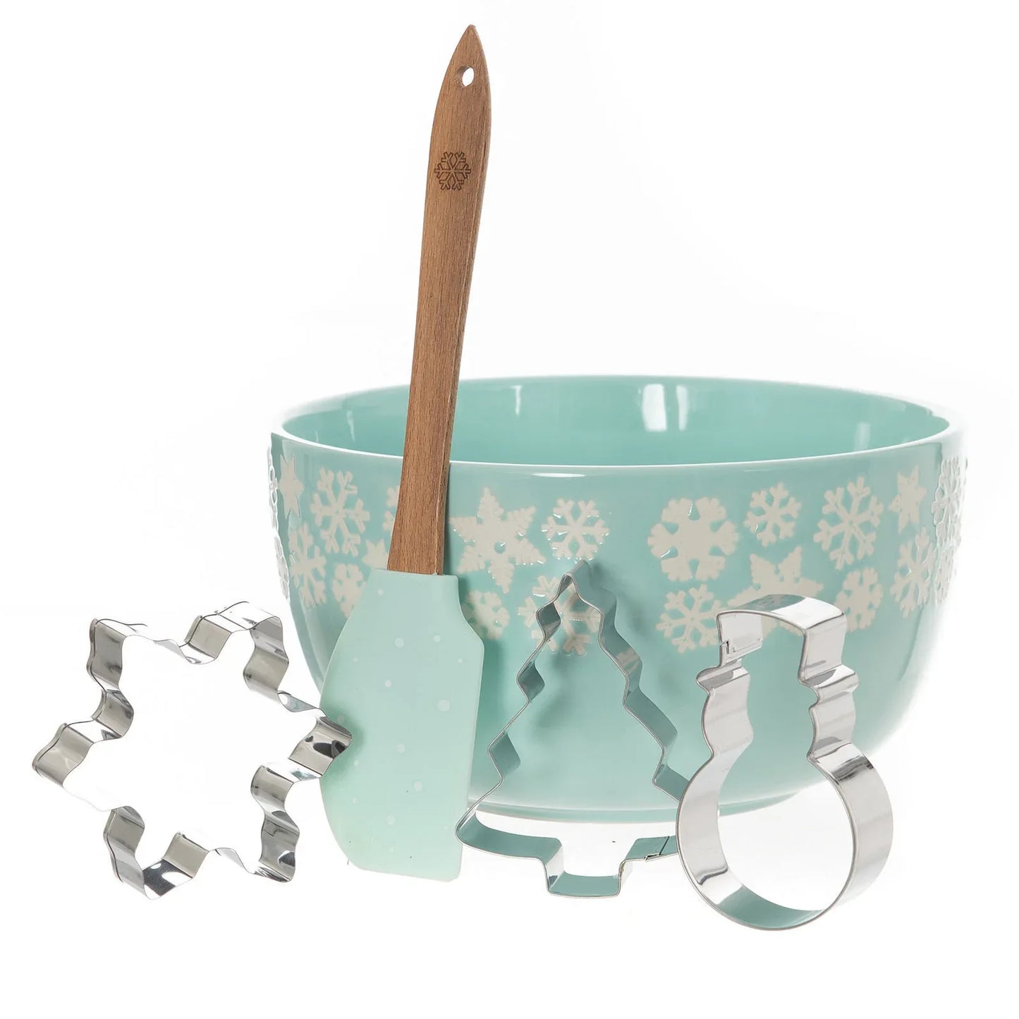 Bread and Butter Electroplate Icy Snowflake Mini Mix Bowl Set - Mekamart Australia