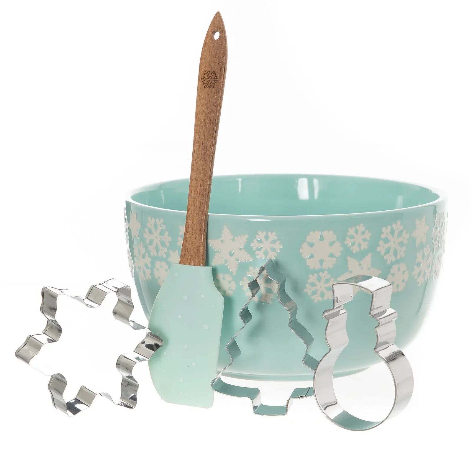 Bread and Butter Electroplate Icy Snowflake Mini Mix Bowl Set - Mekamart Australia