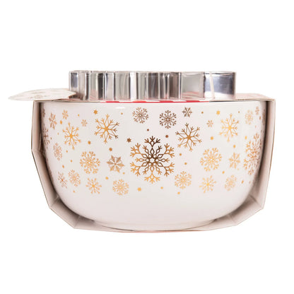 Bread and Butter Electroplate Snowflake Mini Mix Bowl Set - Gold - Mekamart Australia