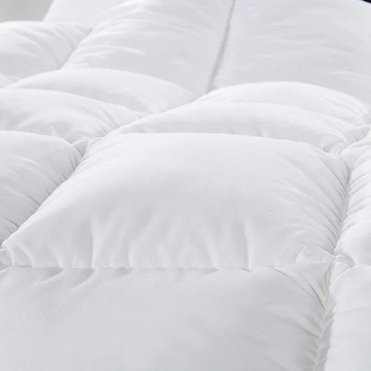 500GSM Soft Goose Feather Down Quilt Duvet 95% Feather 5% Down All-Seasons - Single - White - Mekamart Australia