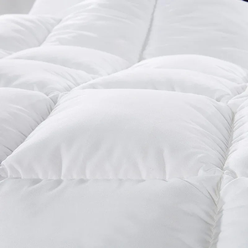 500GSM Soft Goose Feather Down Quilt Duvet 95% Feather 5% Down All-Seasons - King - White - Mekamart Australia