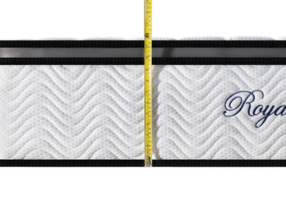 Ergopedic Mattress 5 Zone Latex Pocket Spring Mattress In A Box 30cm - Queen - White Grey Black - Mekamart Australia