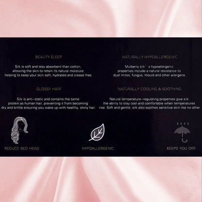 Royal Comfort Pure Silk Pillow Case 100% Mulberry Silk Hypoallergenic Pillowcase - Blush - Mekamart Australia