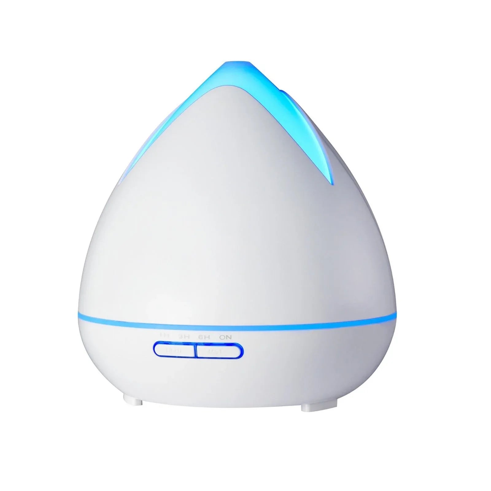 Essential Oils Ultrasonic Aromatherapy Diffuser Air Humidifier Purify 400ML - White - Mekamart Australia