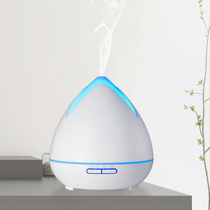 Essential Oils Ultrasonic Aromatherapy Diffuser Air Humidifier Purify 400ML - White - Mekamart Australia
