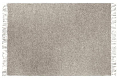 Chiswick Throw - Merino Wool/Cashmere - Stone - Mekamart Australia
