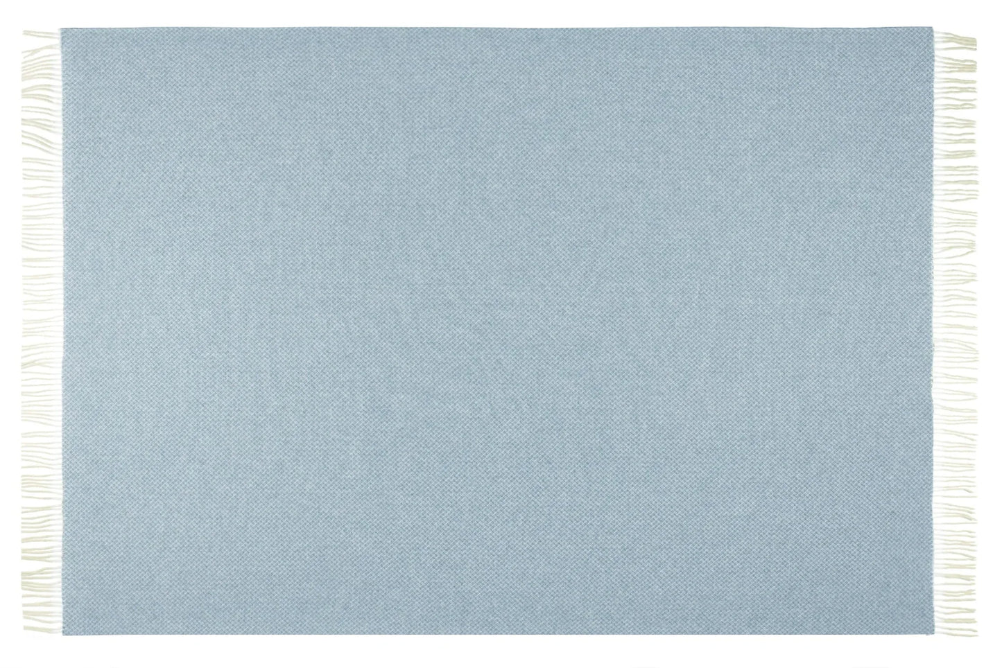 Chiswick Throw - Merino Wool/Cashmere - Blue - Mekamart Australia