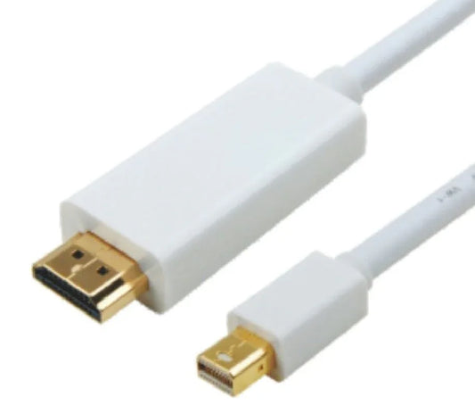 ASTROTEK Mini DisplayPort DP to HDMI Cable 2m - 20 pins Male to 19 pins Male Gold plated RoHS - Mekamart Australia