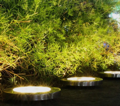 8 Pack LED Solar Pathway Lights Outdoor Solar Ground Lights (Warm White) - Mekamart Australia