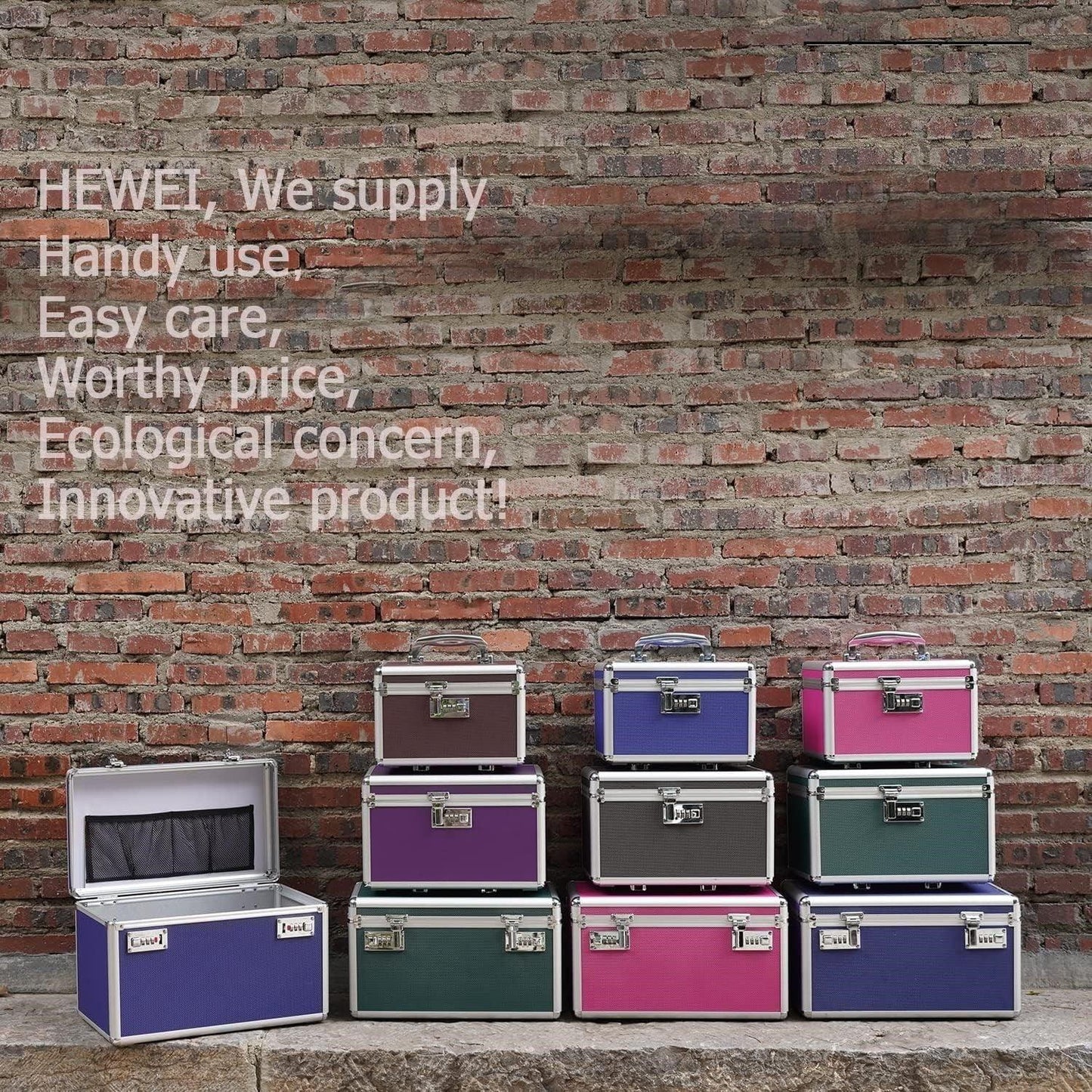 Portable Combination Medicine Box (Coffee/Large) - Mekamart Australia