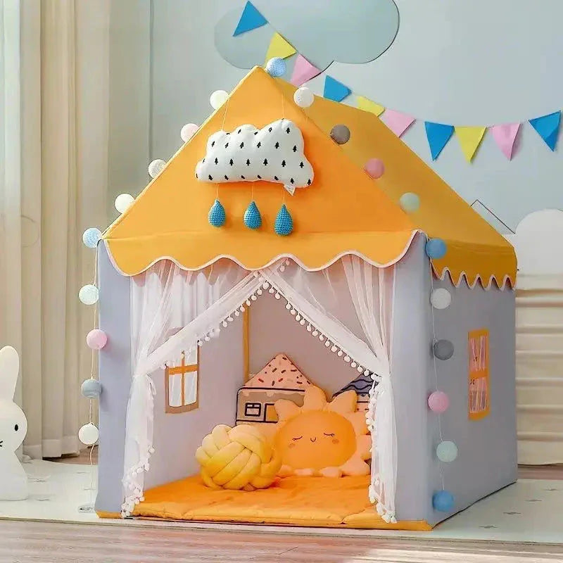 Kids Play Tent Wigwam Tipi Princess Castle - Mekamart Australia
