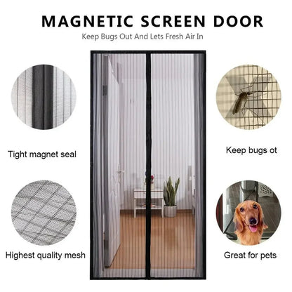 Magnetic Mosquito Net Door Curtain 90x210cm - Mekamart Australia