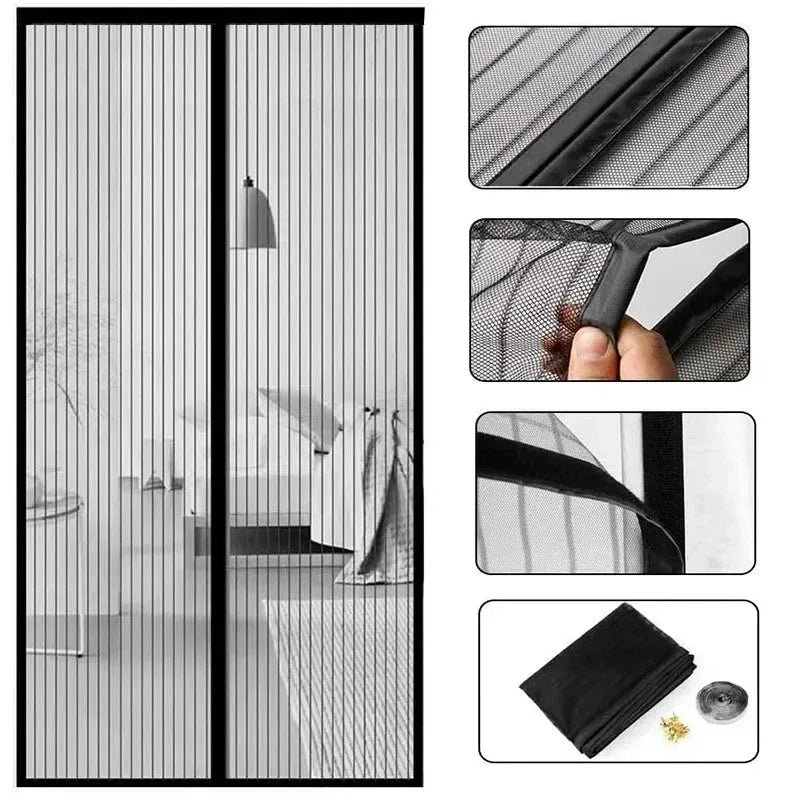 Magnetic Mosquito Net Door Curtain 90x210cm - Mekamart Australia